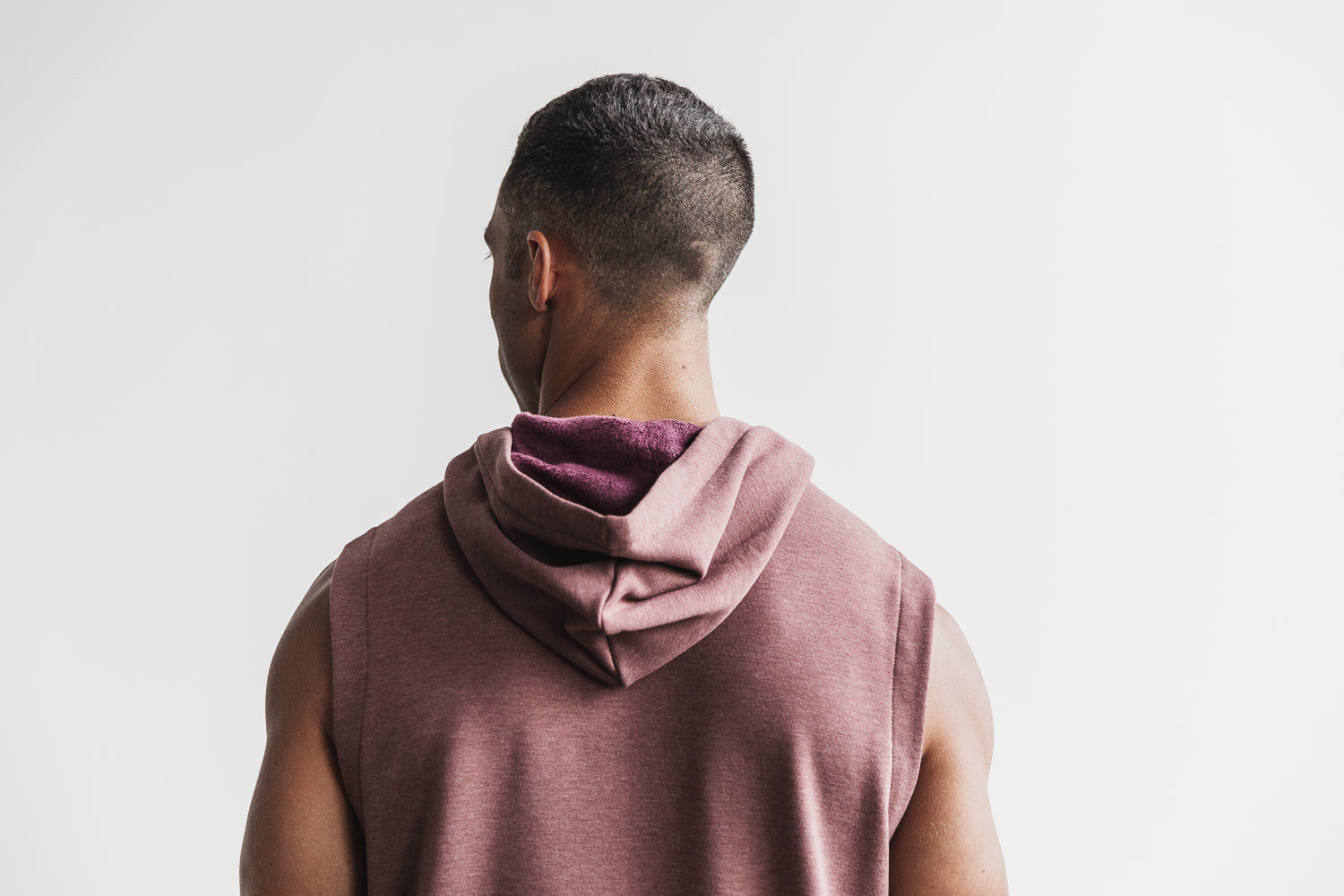 Men's Nobull Hoodie Pink | 942860-LED