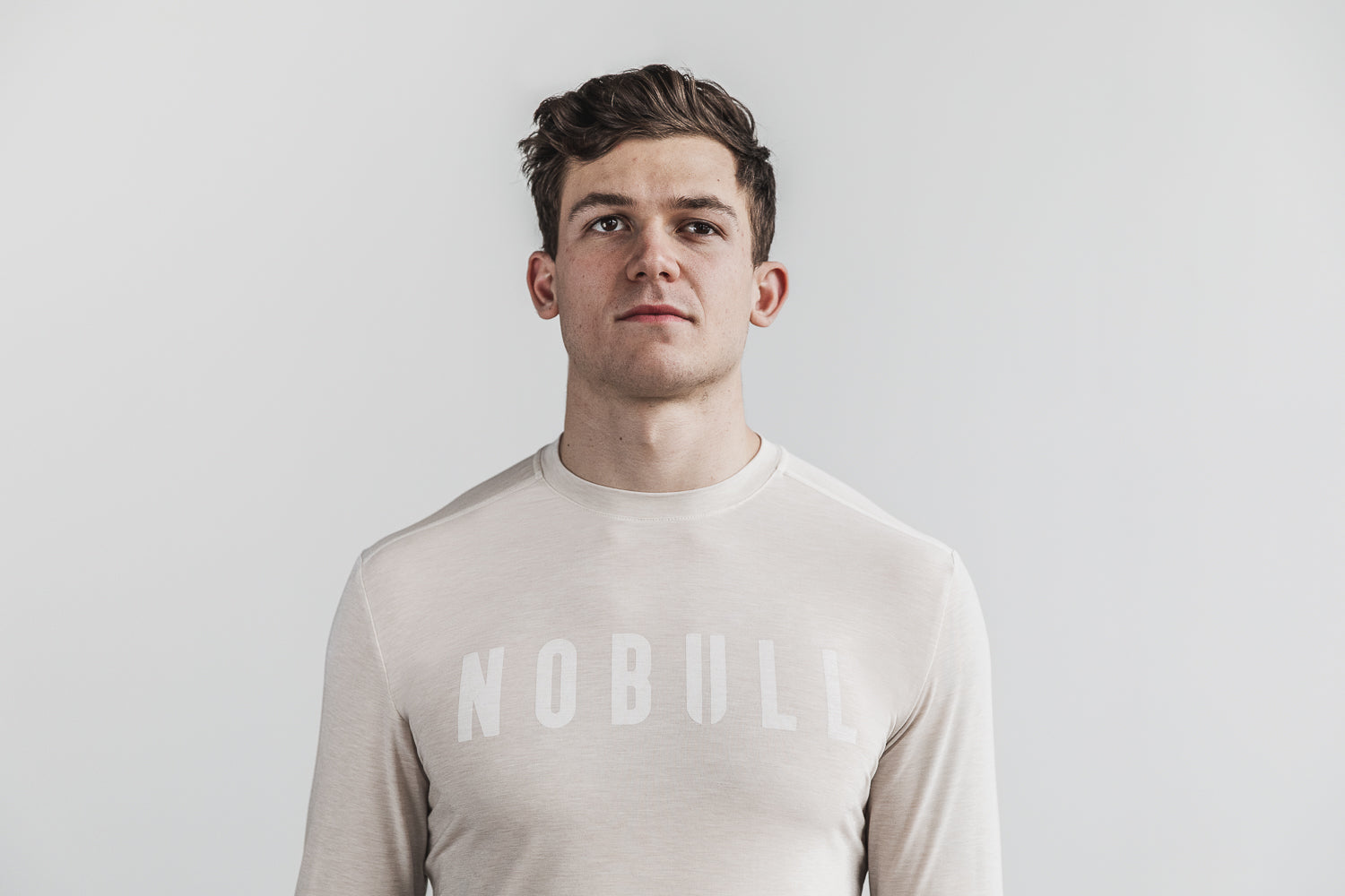 Men's Nobull Long Sleeve Red | 253419-SUY