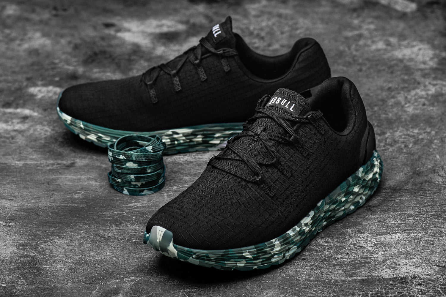 Men's Nobull Running Shoes Black | 603789-MYC