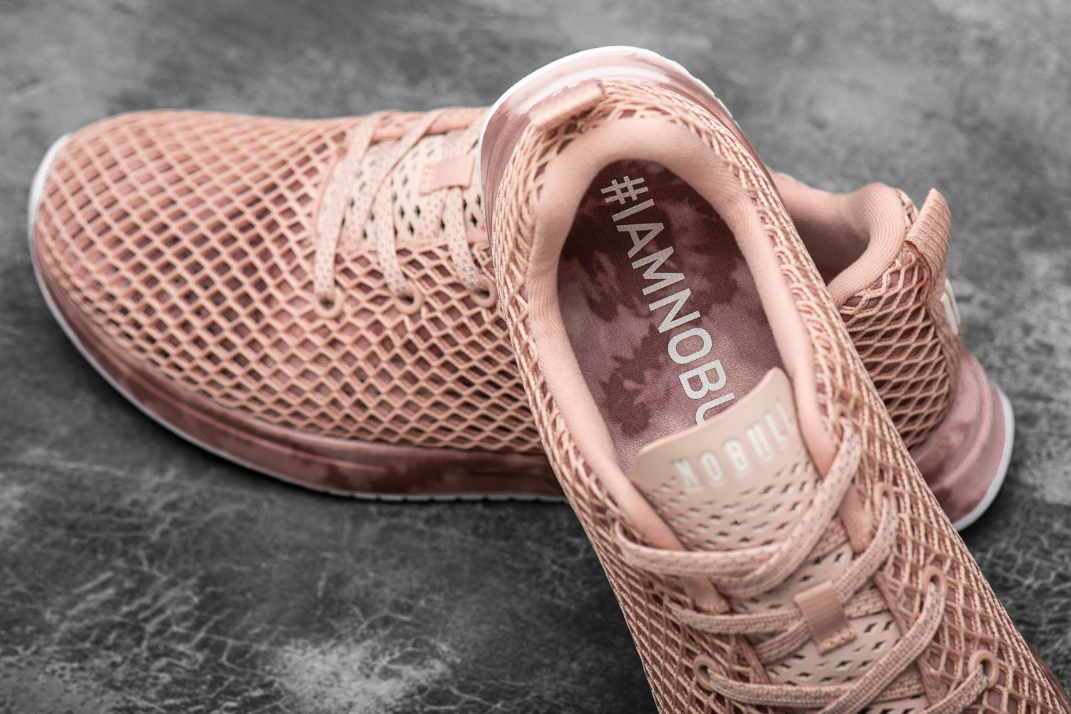 Men's Nobull Running Shoes Rose | 965301-KXI