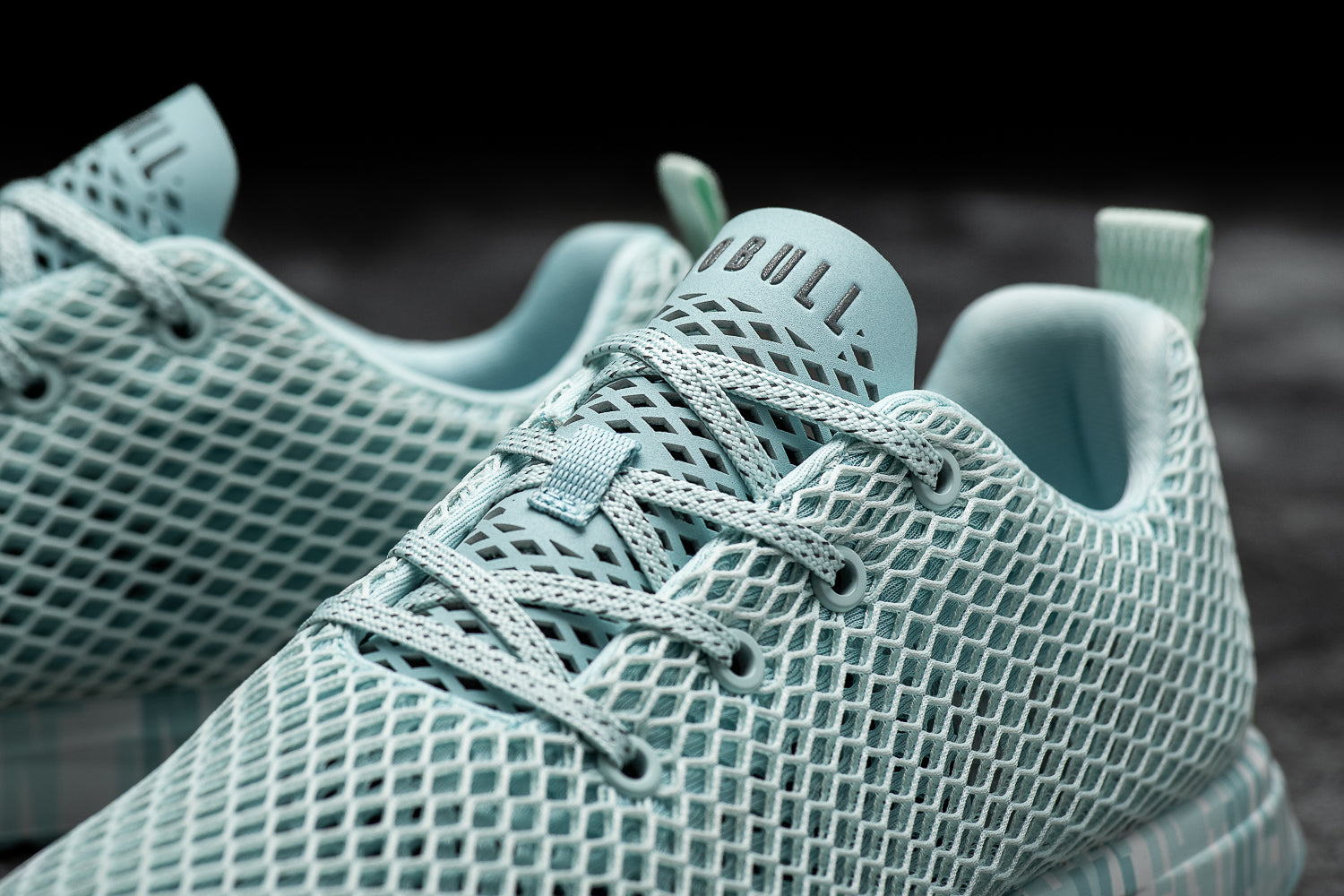Men's Nobull Running Shoes Turquoise | 061345-WFL
