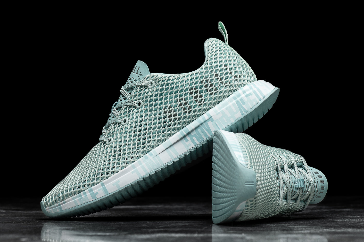 Men's Nobull Running Shoes Turquoise | 061345-WFL