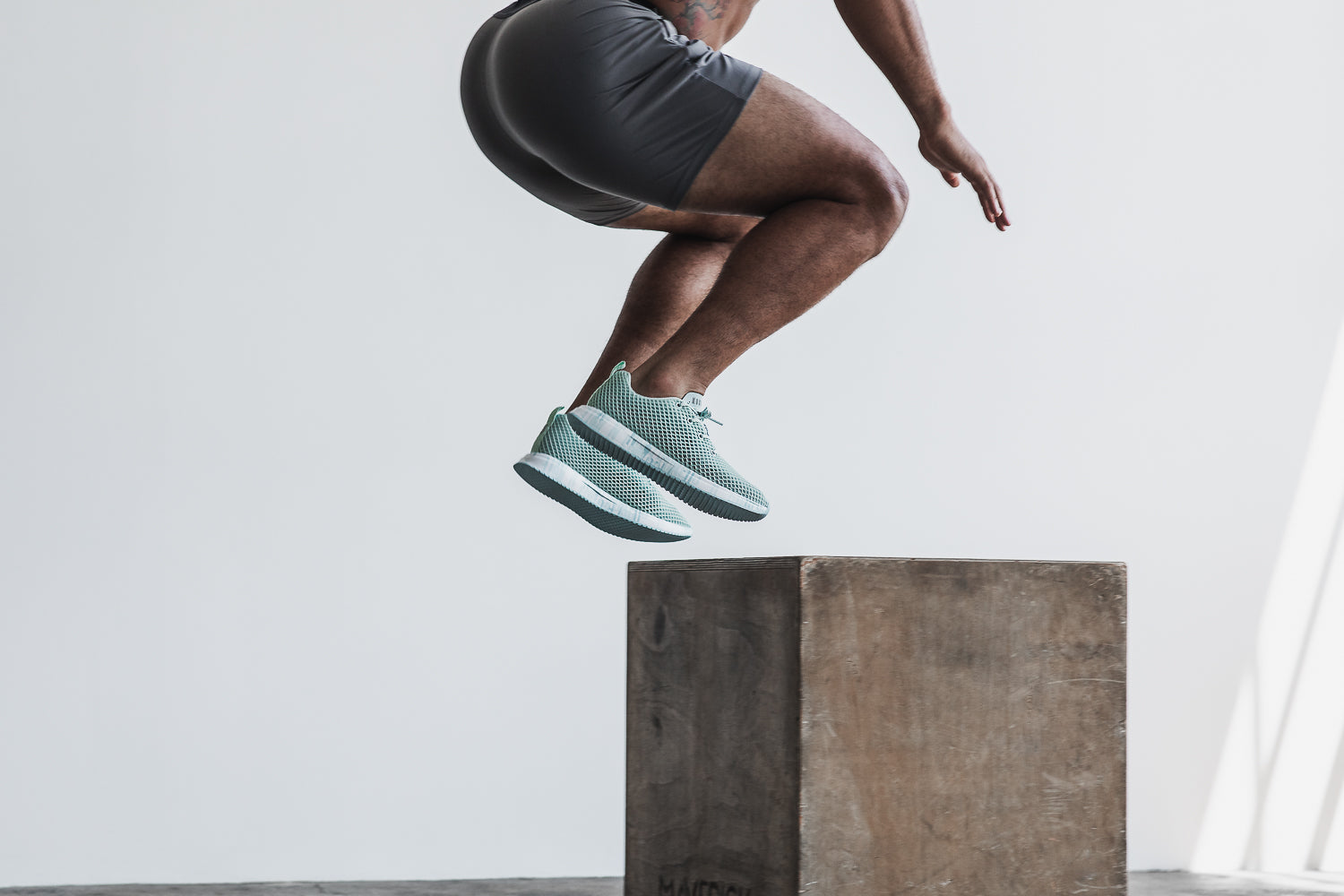 Men's Nobull Running Shoes Turquoise | 061345-WFL