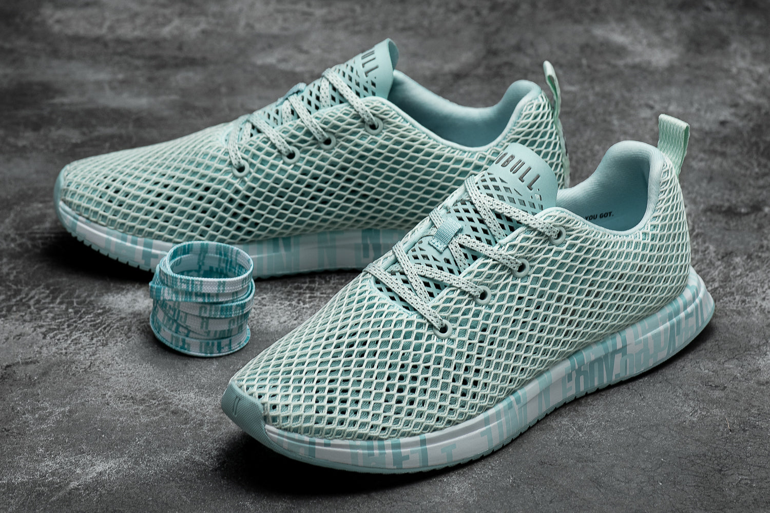 Men's Nobull Running Shoes Turquoise | 061345-WFL