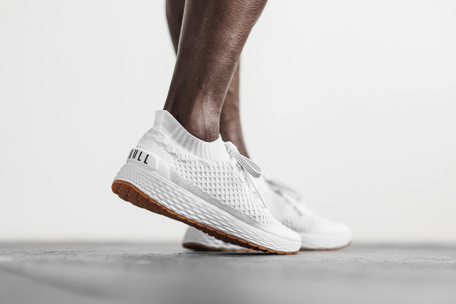 Men's Nobull Running Shoes White | 169248-AZS