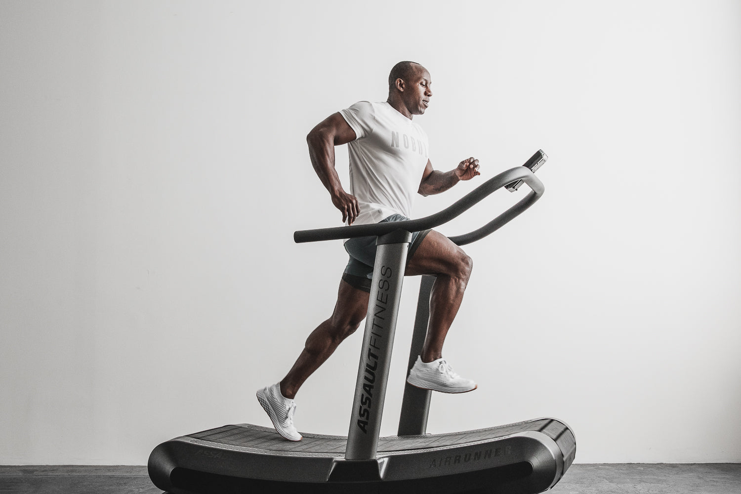 Men's Nobull Running Shoes White | 169248-AZS