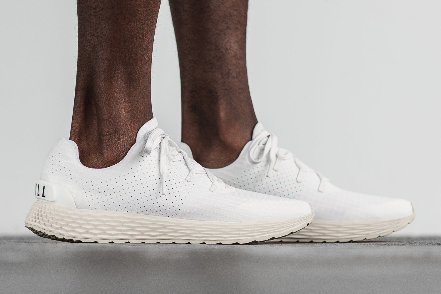 Men's Nobull Running Shoes White | 568390-AYF