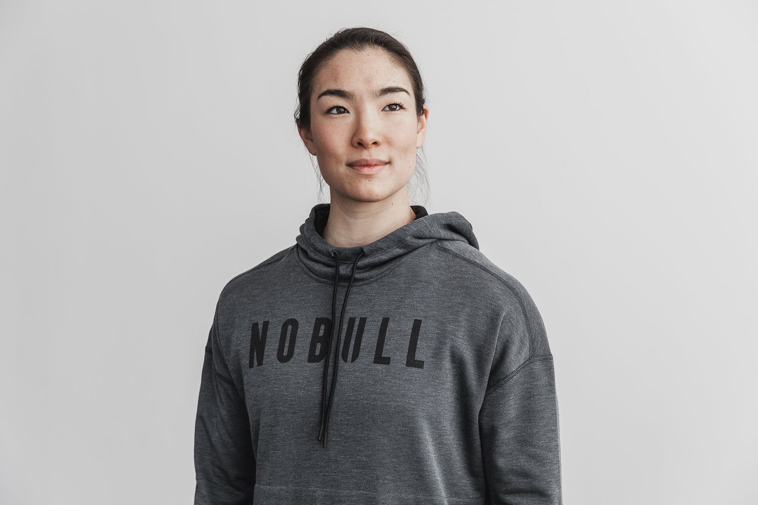 Women's Nobull Hoodie Dark Grey | 321659-CDA