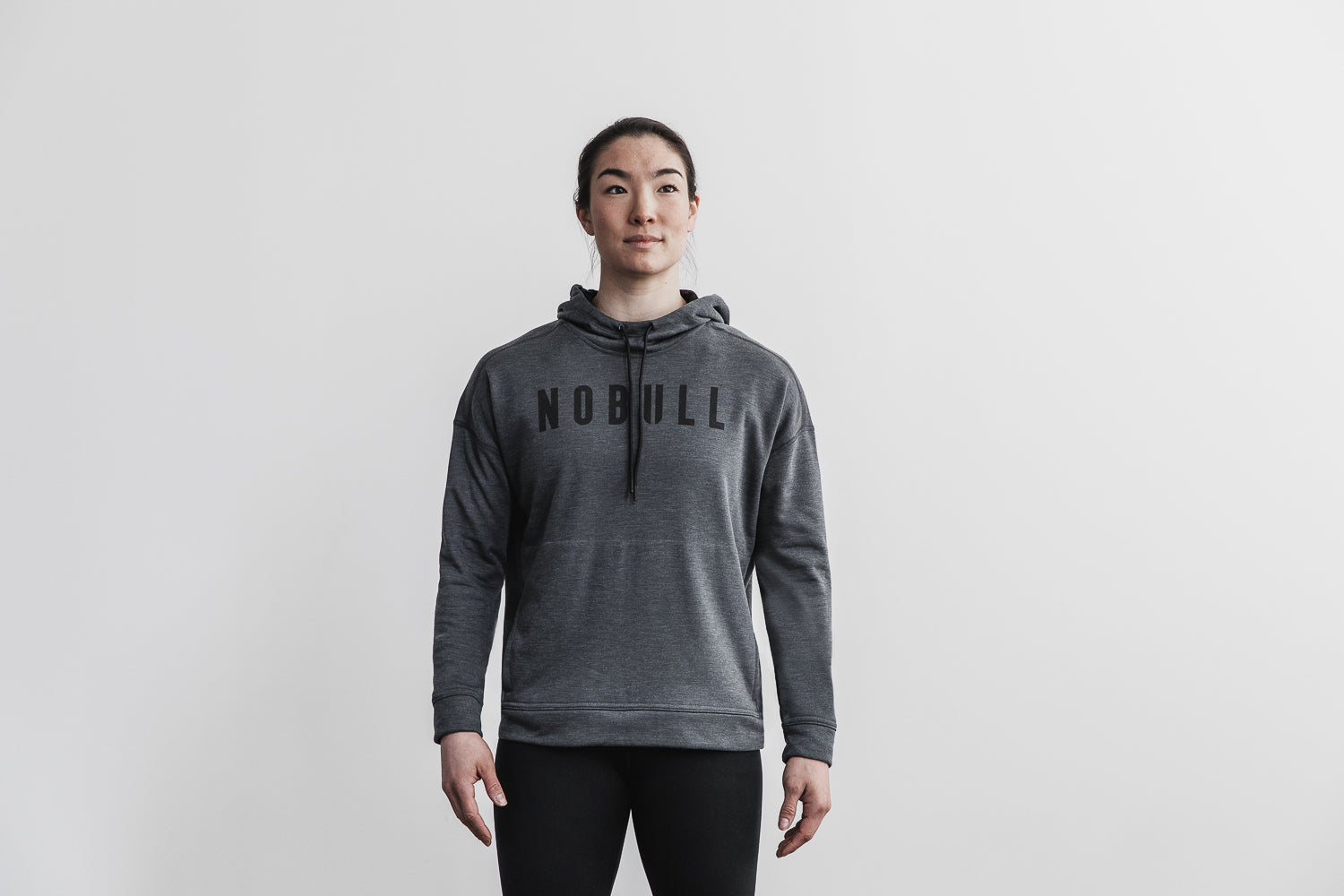 Women's Nobull Hoodie Dark Grey | 321659-CDA
