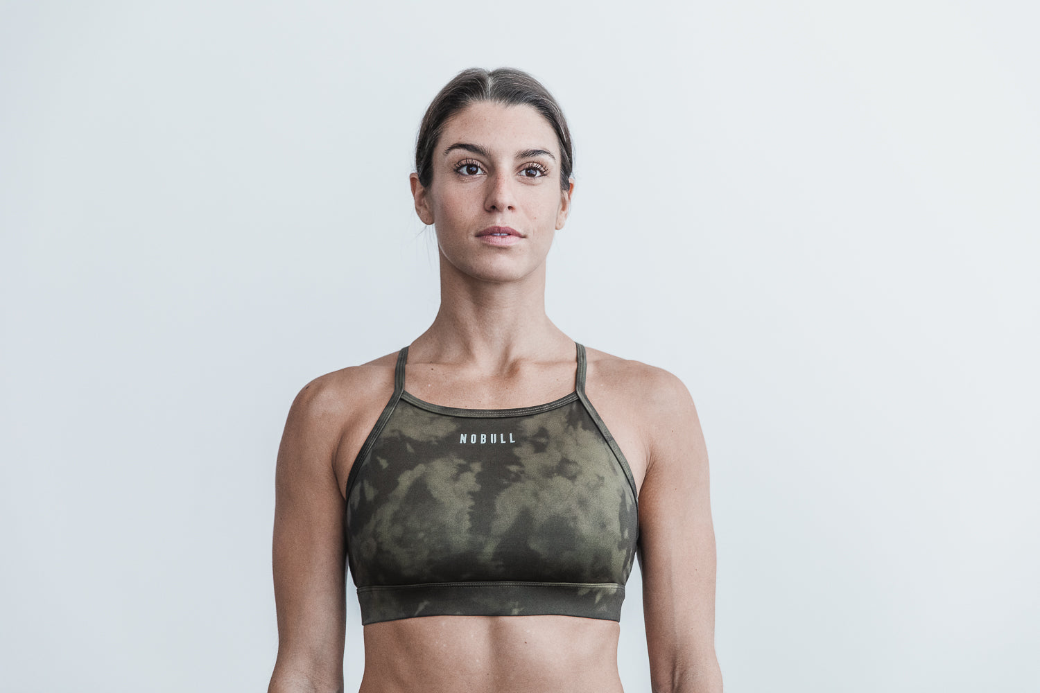 Women\'s Nobull Sports Bra Olive | 154803-ZSR
