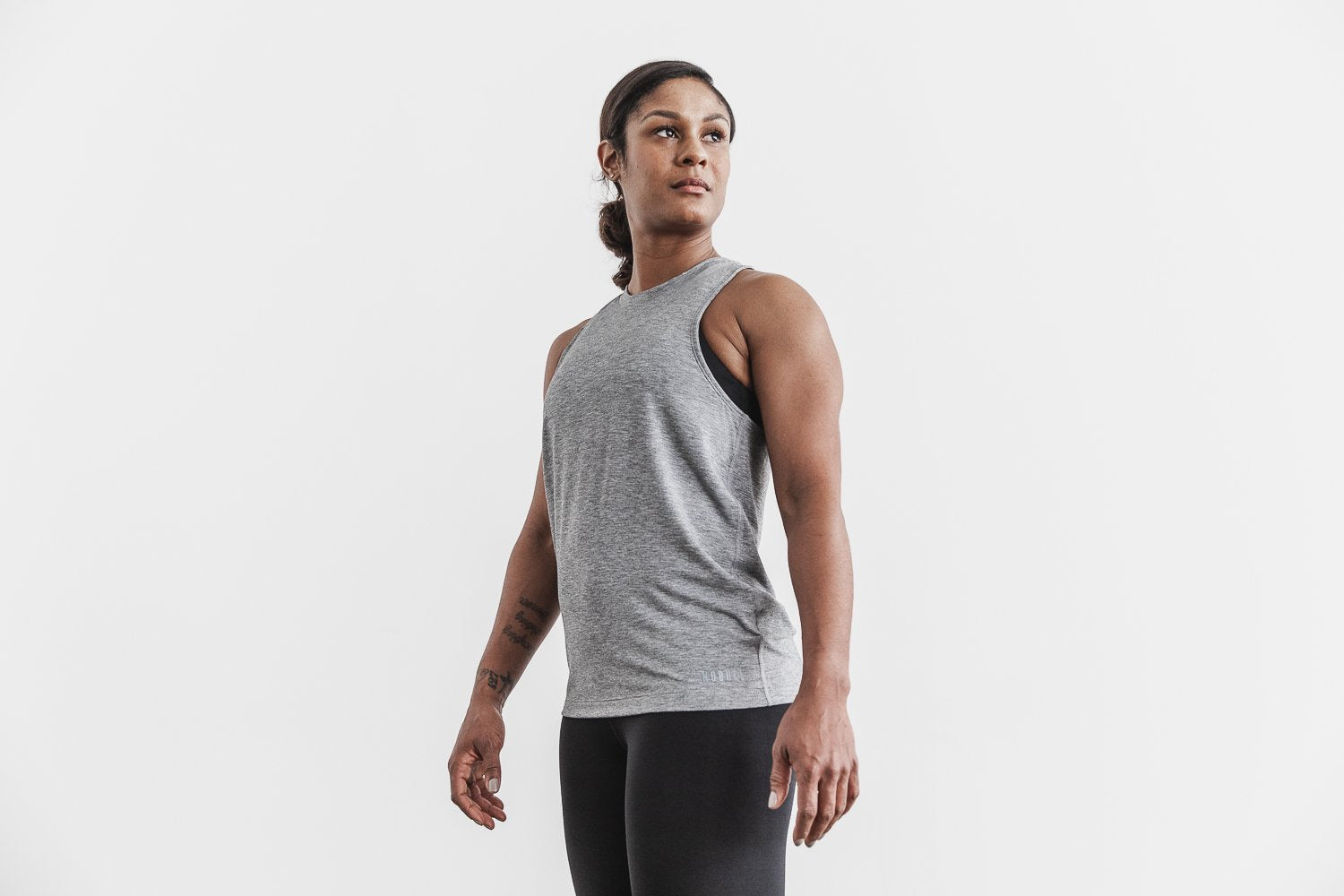 Women\'s Nobull Tanks Grey | 190463-JPZ