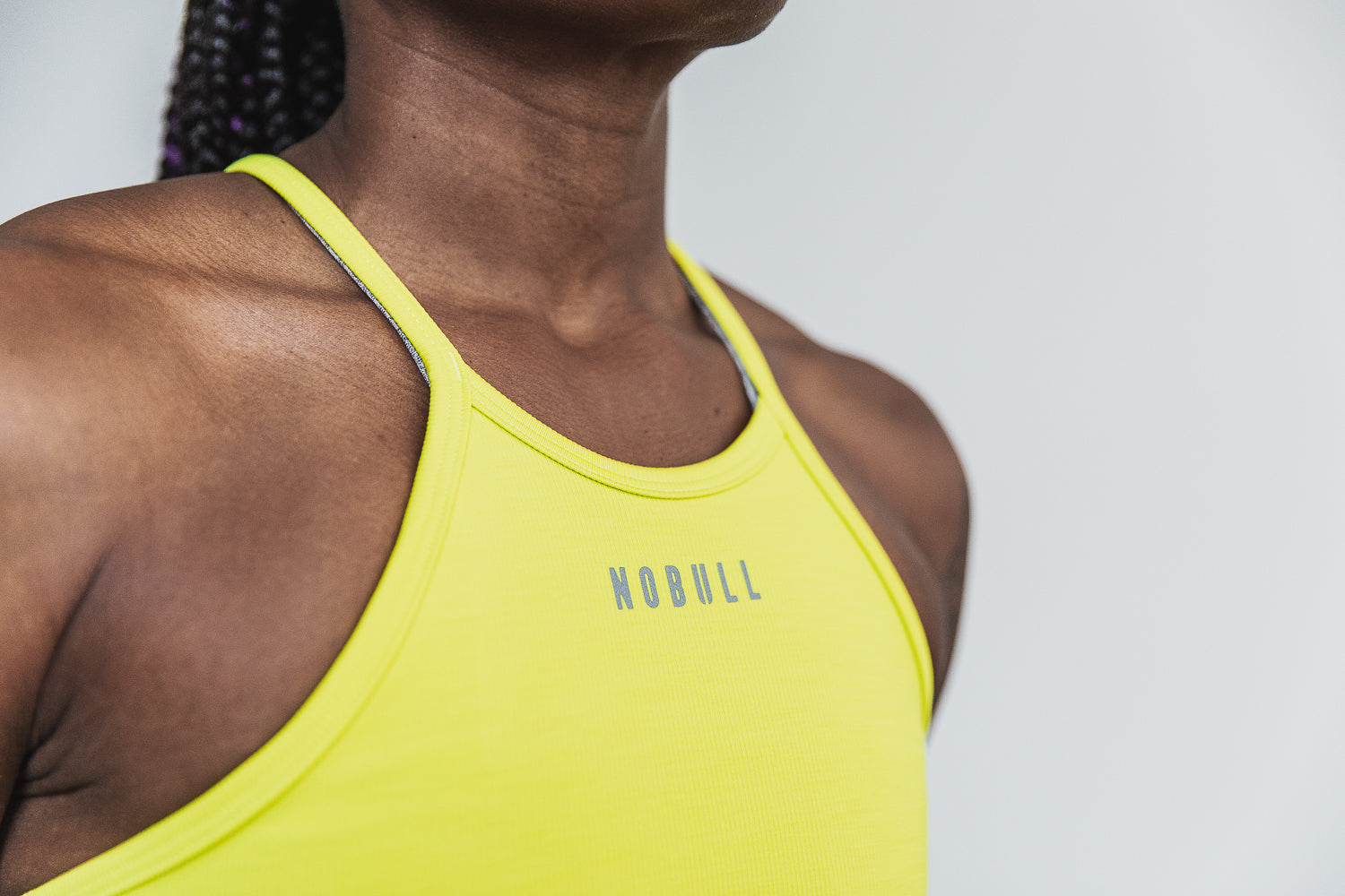 Women's Nobull Tanks Yellow | 802146-SWK