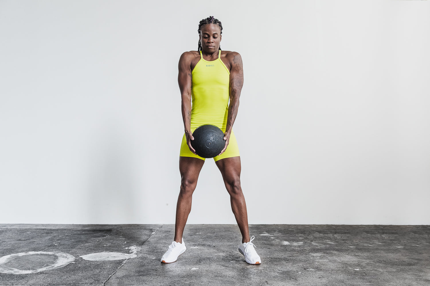 Women's Nobull Tanks Yellow | 802146-SWK